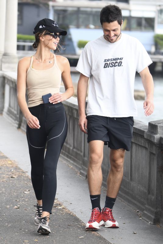 GEORGIA FOWLER and Nathan Dalah Out in Adelaide 11/21/2020