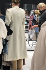 GIGI and YOLANDA HADID Shopping at Zara Store in King of Prussia in Pennsylvania 11/24/2020