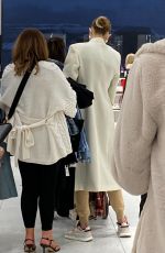 GIGI and YOLANDA HADID Shopping at Zara Store in King of Prussia in Pennsylvania 11/24/2020