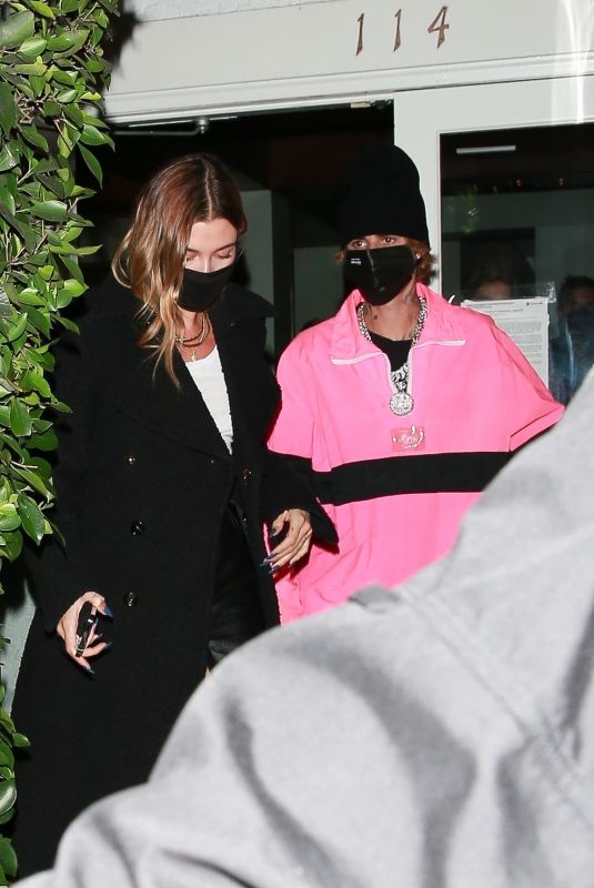 HAILEY and Justin BIEBER at Giorgio Baldi in Santa Monica 11/13/2020