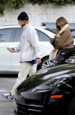 HAILEY and Justin BIEBER Checking Out a Property in West Hollywood 11/14/2020
