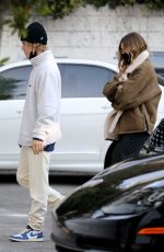 HAILEY and Justin BIEBER Checking Out a Property in West Hollywood 11/14/2020