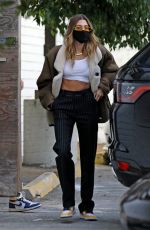 HAILEY and Justin BIEBER Checking Out a Property in West Hollywood 11/14/2020