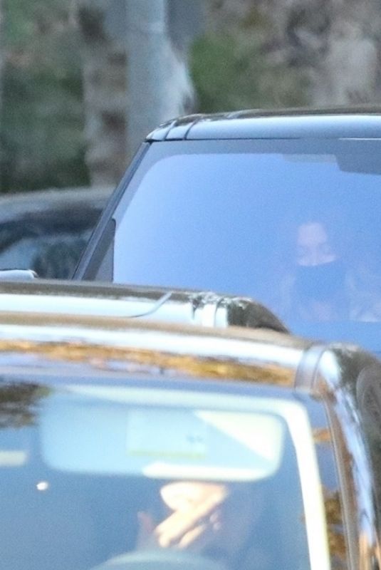 HAILEY and Justin BIEBER Driving Out in Beverly Hills 11/18/2020