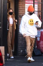 HAILEY and Justin BIEBER Leaves Il Pastaio in Beverly Hills 11/19/2020