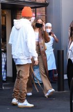 HAILEY and Justin BIEBER Leaves Il Pastaio in Beverly Hills 11/19/2020