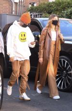 HAILEY and Justin BIEBER Leaves Il Pastaio in Beverly Hills 11/19/2020
