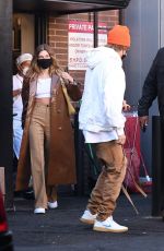 HAILEY and Justin BIEBER Leaves Il Pastaio in Beverly Hills 11/19/2020