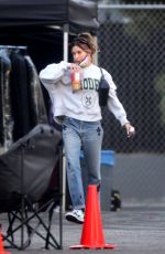 HAILEY and Justin BIEBER on the Set of Justin