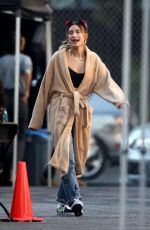 HAILEY and Justin BIEBER on the Set of Justin