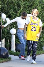 HAILEY and Justin BIEBER Out in Beverly Hills 11/19/2020