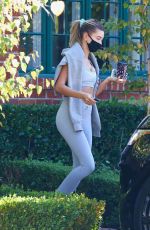 HAILEY BIEBER Leaves a Gym in Los Angeles 11/11/2020