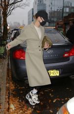 HAILEY BIEBER Leaves Her Apartment in New York 11/30/2020