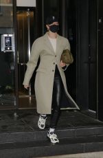 HAILEY BIEBER Leaves Her Apartment in New York 11/30/2020