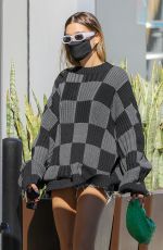 HAILEY BIEBER Out and About in West Hollywood 11/15/2020