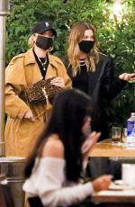 HAILEY BIEBER Out for Dinner with Friends in Beverly Hills 11/16/2020
