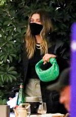 HAILEY BIEBER Out for Dinner with Friends in Beverly Hills 11/16/2020