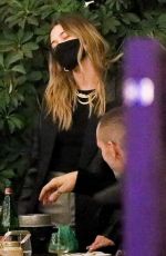 HAILEY BIEBER Out for Dinner with Friends in Beverly Hills 11/16/2020