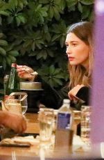 HAILEY BIEBER Out for Dinner with Friends in Beverly Hills 11/16/2020