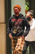 HALSEY Out for Dinner with Friends in New York 11/17/2020
