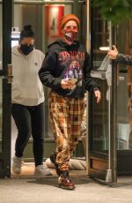 HALSEY Out for Dinner with Friends in New York 11/17/2020