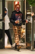 HALSEY Out for Dinner with Friends in New York 11/17/2020