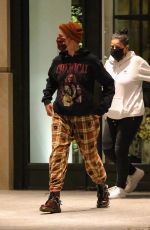 HALSEY Out for Dinner with Friends in New York 11/17/2020