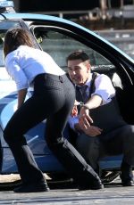 HAYLEY ATWELL and Tom Cruise on the Set of Mission Impossible 7 in Rome 11/21/2020