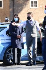 HAYLEY ATWELL and Tom Cruise on the Set of Mission Impossible 7 in Rome 11/21/2020