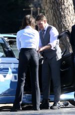 HAYLEY ATWELL and Tom Cruise on the Set of Mission Impossible 7 in Rome 11/21/2020