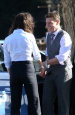 HAYLEY ATWELL and Tom Cruise on the Set of Mission Impossible 7 in Rome 11/21/2020