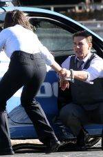 HAYLEY ATWELL and Tom Cruise on the Set of Mission Impossible 7 in Rome 11/21/2020