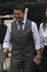 HAYLEY ATWELL and Tom Cruise on the Set of Mission Impossible 7 in Rome 11/24/2020