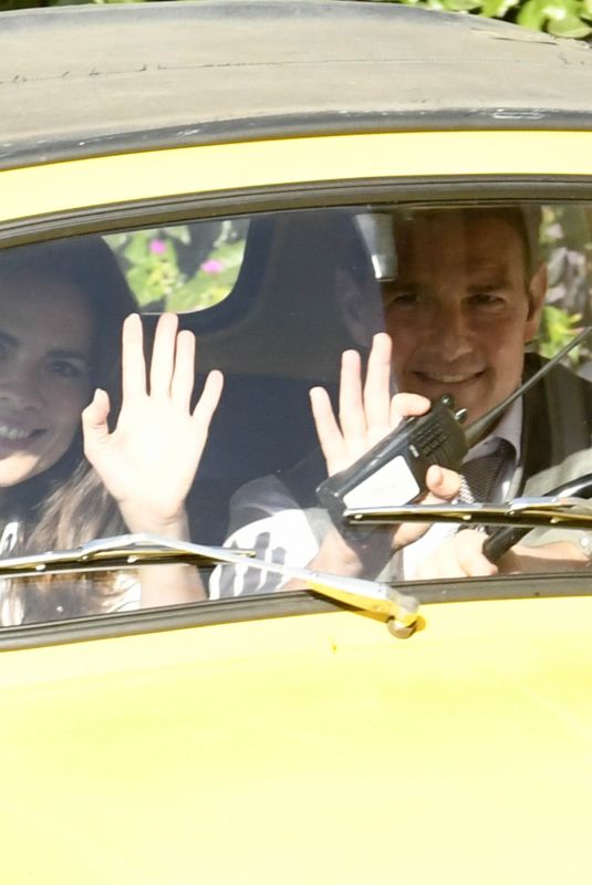 HAYLEY ATWELL and Tom Cruise on the Set of Mission Impossible 7 in Rome 11/25/2020