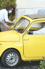 HAYLEY ATWELL and Tom Cruise on the Set of Mission Impossible 7 in Rome 11/25/2020