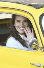 HAYLEY ATWELL and Tom Cruise on the Set of Mission Impossible 7 in Rome 11/25/2020