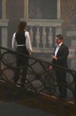 HAYLEY ATWELL and Tom Cruise on the Set of Mission Impossible 7 in Venice 11/13/2020