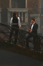 HAYLEY ATWELL and Tom Cruise on the Set of Mission Impossible 7 in Venice 11/13/2020