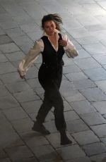 HAYLEY ATWELL on the Set of Mission Impossible 7 in Rome 11/16/2020