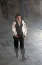 HAYLEY ATWELL on the Set of Mission Impossible 7 in Rome 11/16/2020