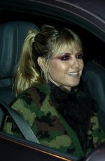 HEIDI KLUM and Tom Kaulitz Out for Halloween Night Dinner 10/31/2020