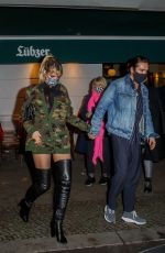 HEIDI KLUM and Tom Kaulitz Out for Halloween Night Dinner 10/31/2020