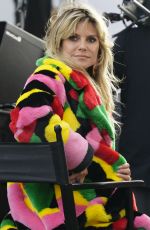 HEIDI KLUM on the Set of New Season of Germany
