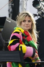 HEIDI KLUM on the Set of New Season of Germany