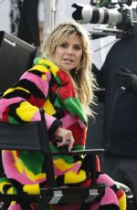 HEIDI KLUM on the Set of New Season of Germany