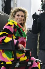 HEIDI KLUM on the Set of New Season of Germany