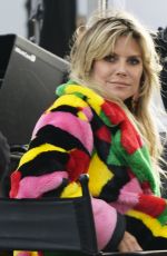 HEIDI KLUM on the Set of New Season of Germany