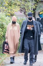 HEIDI KLUM Out in Berlin 10/31/2020