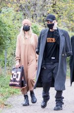 HEIDI KLUM Out in Berlin 10/31/2020