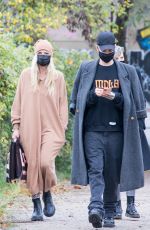 HEIDI KLUM Out in Berlin 10/31/2020
